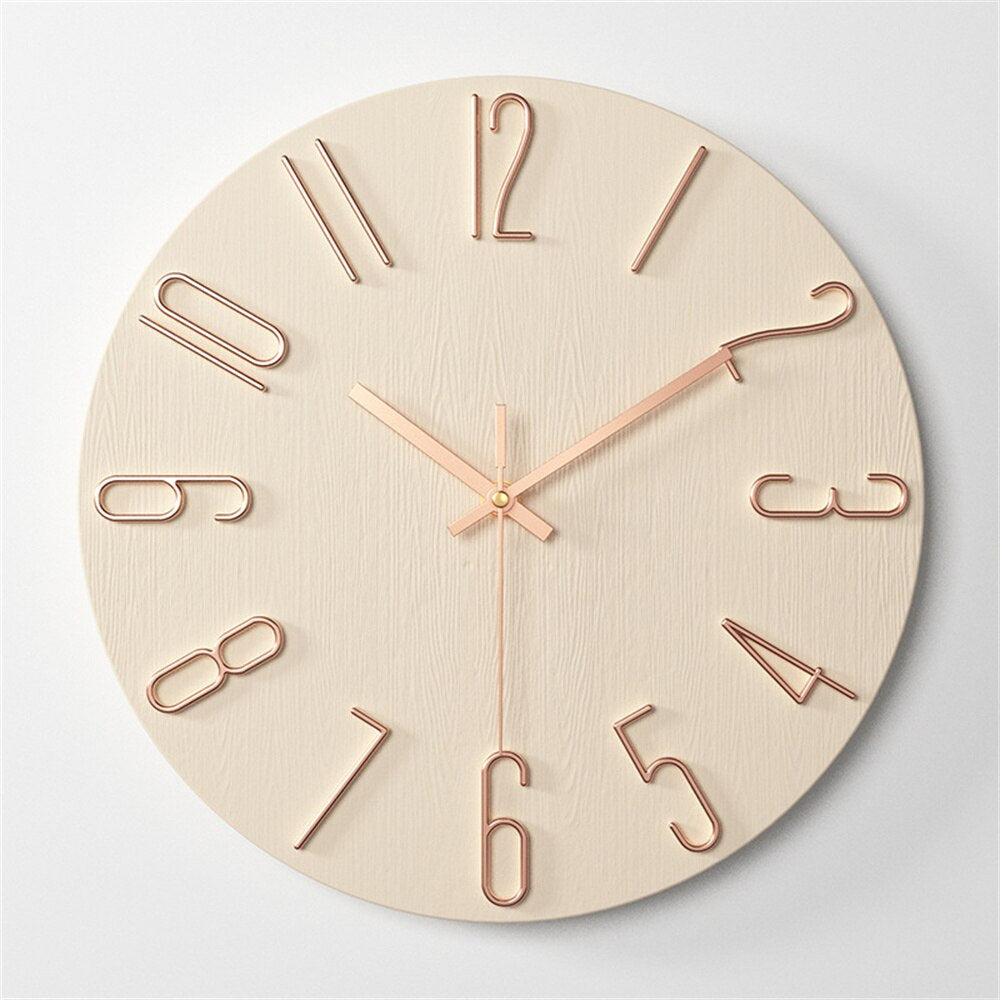 TechTick™ – Moderne Kunststoff-Wanduhr im zeitlosen Design