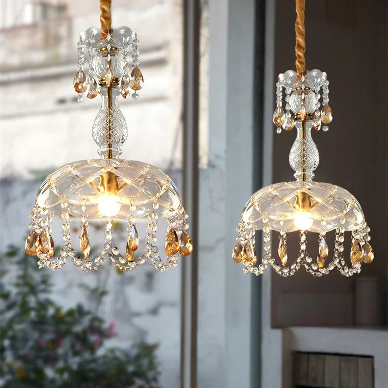 OpalGleam™ Kronleuchter – Luxuriöse Designer-Kristall-Hängelampe für Wohn- & Esszimmer (LED)