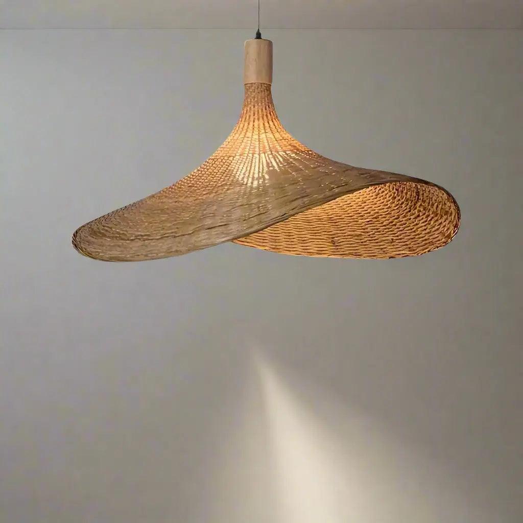 RusticAura™ Holzleuchte – Handgefertigte Pendelleuchte aus Massivholz im Natur-Design