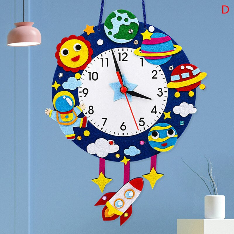 StellarTick™ – Leuchtende Sternenhimmel-Wanduhr mit magischem Kosmos-Design