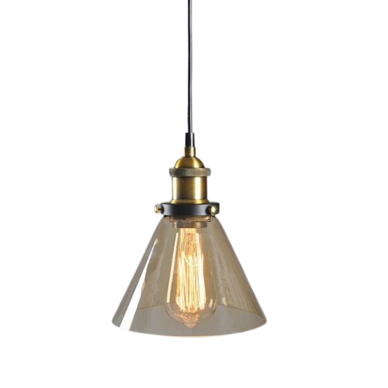 GlassHaven™ – Elegante Industrie-Pendelleuchte aus Glas im Loft-Design