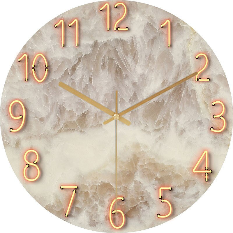 TimeCraft™ – Moderne Design-Wanduhr aus Holz mit geräuschlosem Uhrwerk