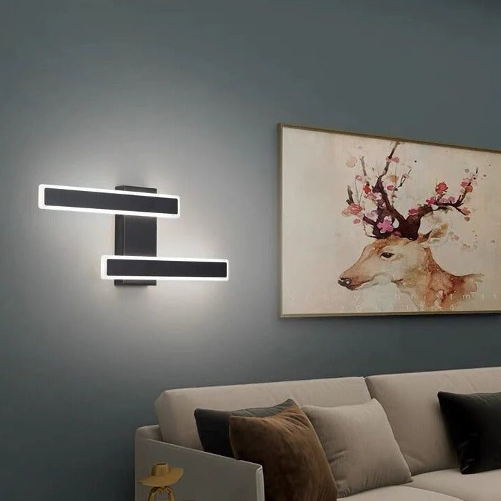 StripeBeam | Elegante LED-Wandleuchte mit langen Lichtstreifen – Modernes Design trifft auf Effizienz