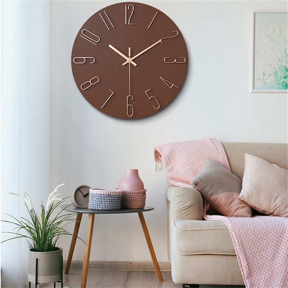 TechTick™ – Moderne Kunststoff-Wanduhr im zeitlosen Design