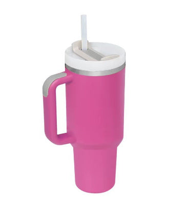 ChillMug™ – Isolierter Trinkbecher mit Griff & Strohhalm | 40 oz Thermobecher für unterwegs