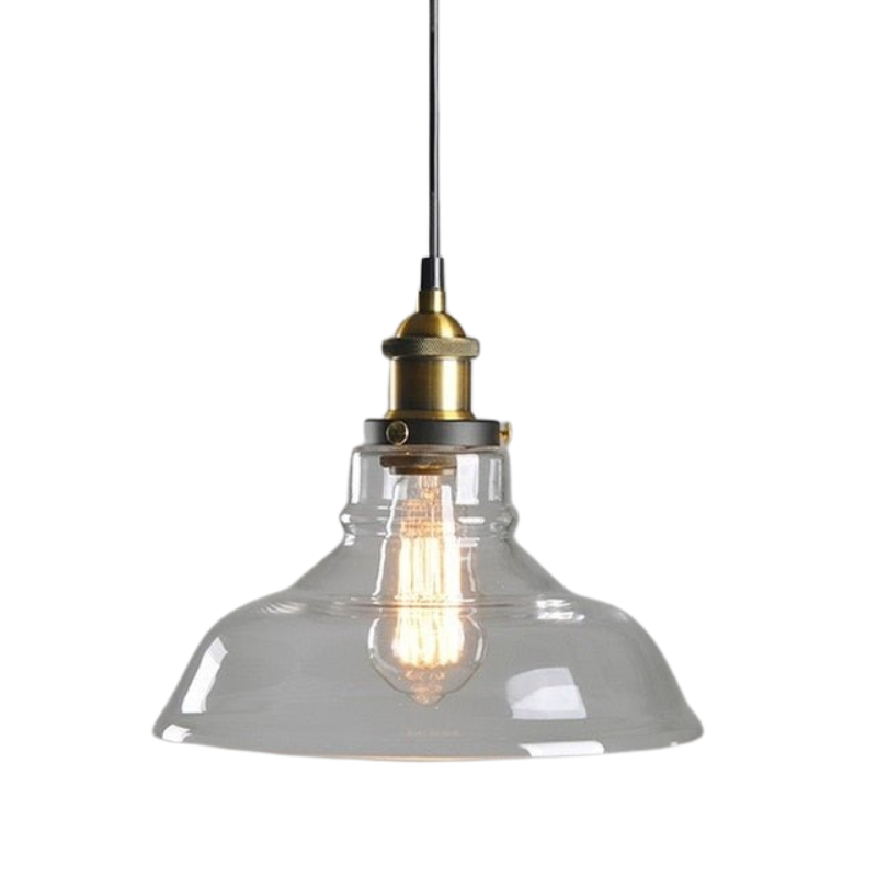 GlassHaven™ – Elegante Industrie-Pendelleuchte aus Glas im Loft-Design