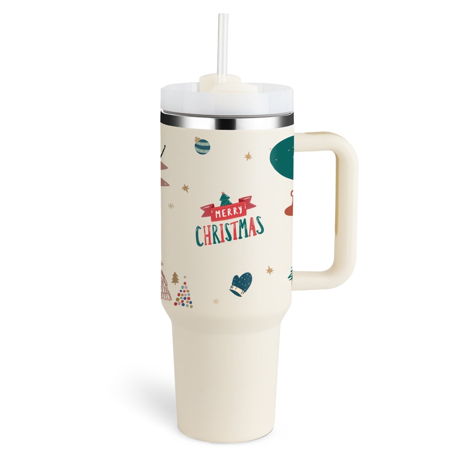 ChillMug™ – Isolierter Trinkbecher mit Griff & Strohhalm | 40 oz Thermobecher für unterwegs