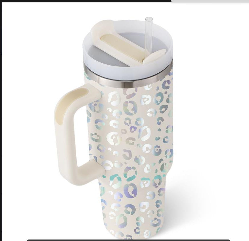 ChillMug™ – Isolierter Trinkbecher mit Griff & Strohhalm | 40 oz Thermobecher für unterwegs