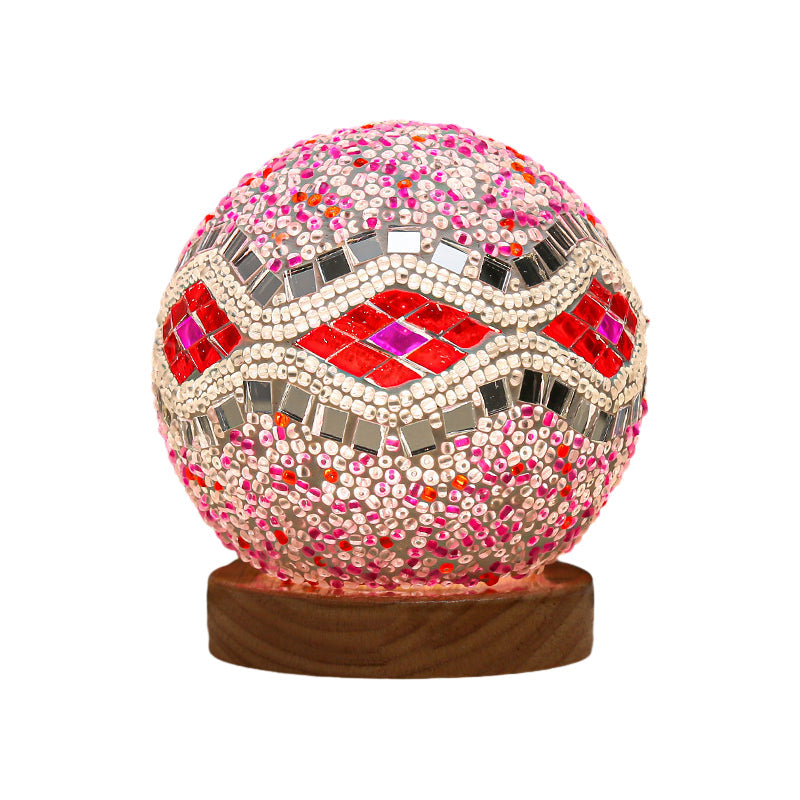 GloedNest™ Elegante LED Glas-Tischleuchte – Dimmbares Stimmungslicht im Vintage-Design