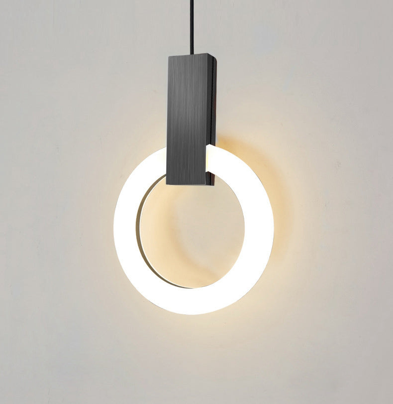 AuraRing™ Pendelleuchte – Minimalistische LED-Hängelampe im nordischen Ring-Design
