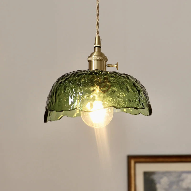 GlasTangle™ Pendelleuchte – Moderne Hängelampe aus Glas & Messing mit kreativem Design (E27)