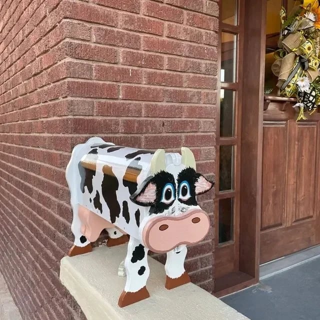 Handgemachter Tier-Skulpturen Briefkasten | Metall Briefkasten für Garten & Einfahrt | Wetterfest & Dekorativ