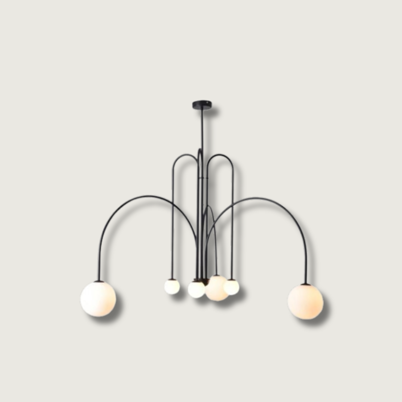 ArcGlow™ – Moderne geschwungene Deckenleuchte im eleganten Design