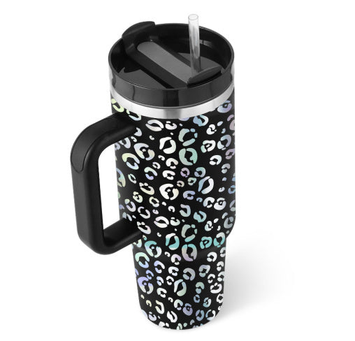 ChillMug™ – Isolierter Trinkbecher mit Griff & Strohhalm | 40 oz Thermobecher für unterwegs