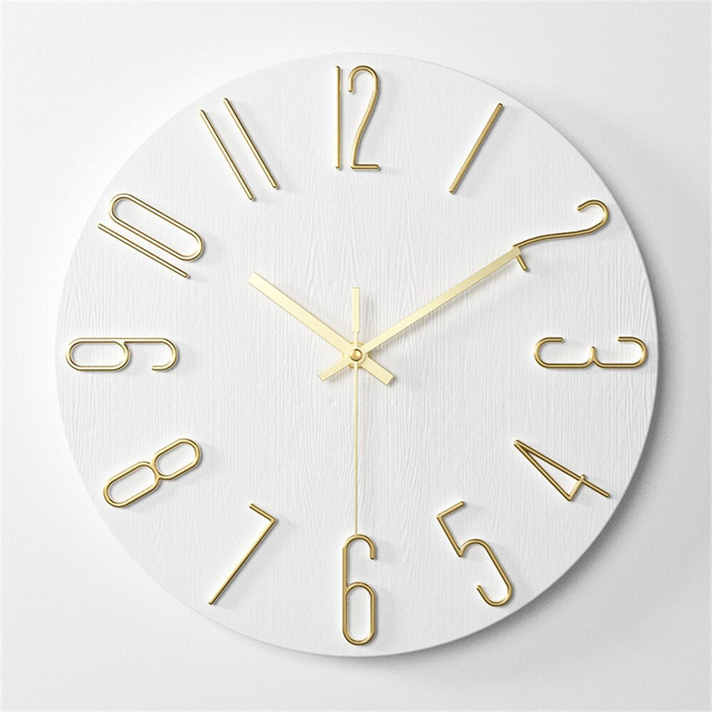 TechTick™ – Moderne Kunststoff-Wanduhr im zeitlosen Design