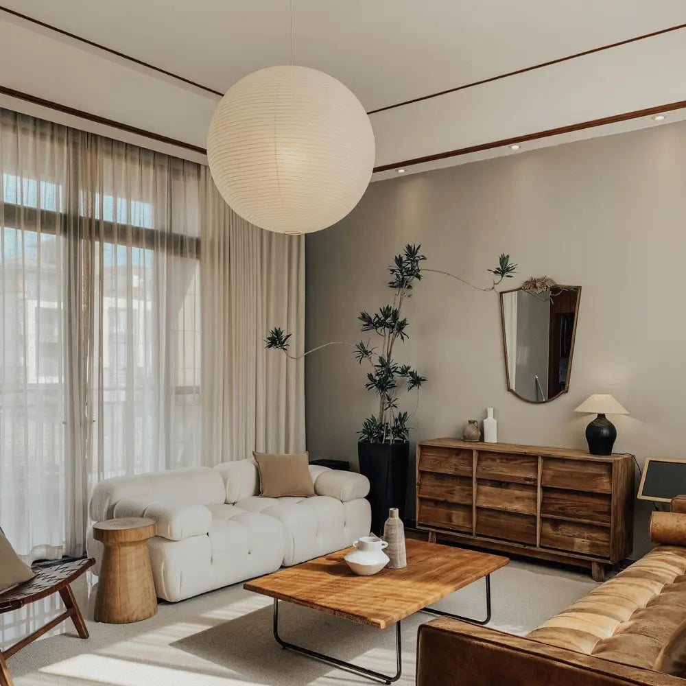 ZenLuxe™ – Japanische Harmony Pendelleuchte mit Japandi-Design & warmem Ambient-Licht