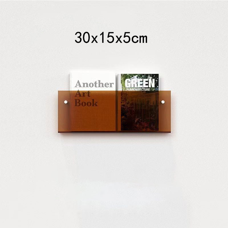 AcrylAura™ – Wandmontierter Magazinhalter aus Acryl | Modern & platzsparend