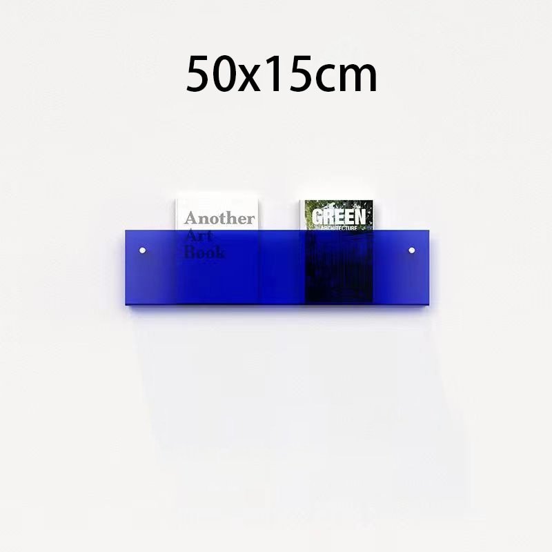 AcrylAura™ – Wandmontierter Magazinhalter aus Acryl | Modern & platzsparend