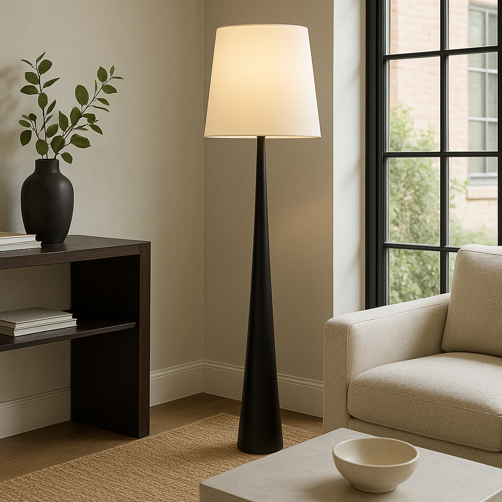 Avion™ Modern Minimalist Floor Lamp – Skandinavische Design-Stehlampe mit warmem LED-Licht