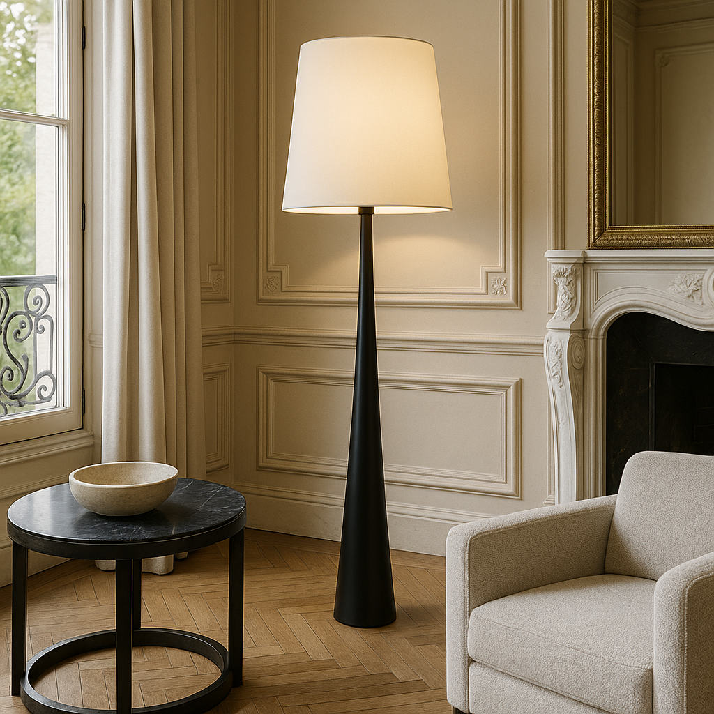 Avion™ Modern Minimalist Floor Lamp – Skandinavische Design-Stehlampe mit warmem LED-Licht