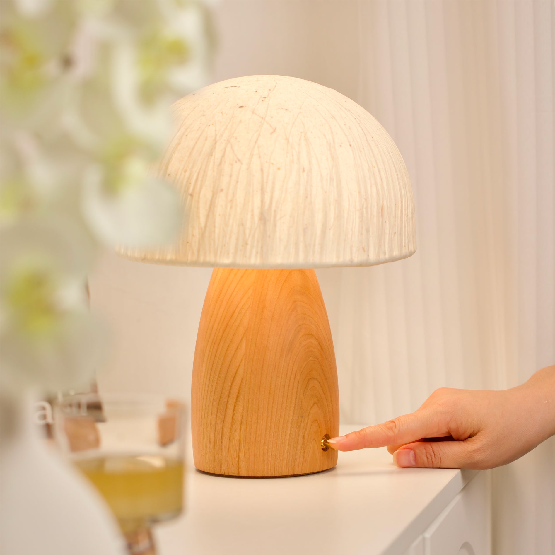 MushroomBeam™ Verspielte Tischleuchte – Pilz-Design Lampe mit warmem, gemütlichem Licht
