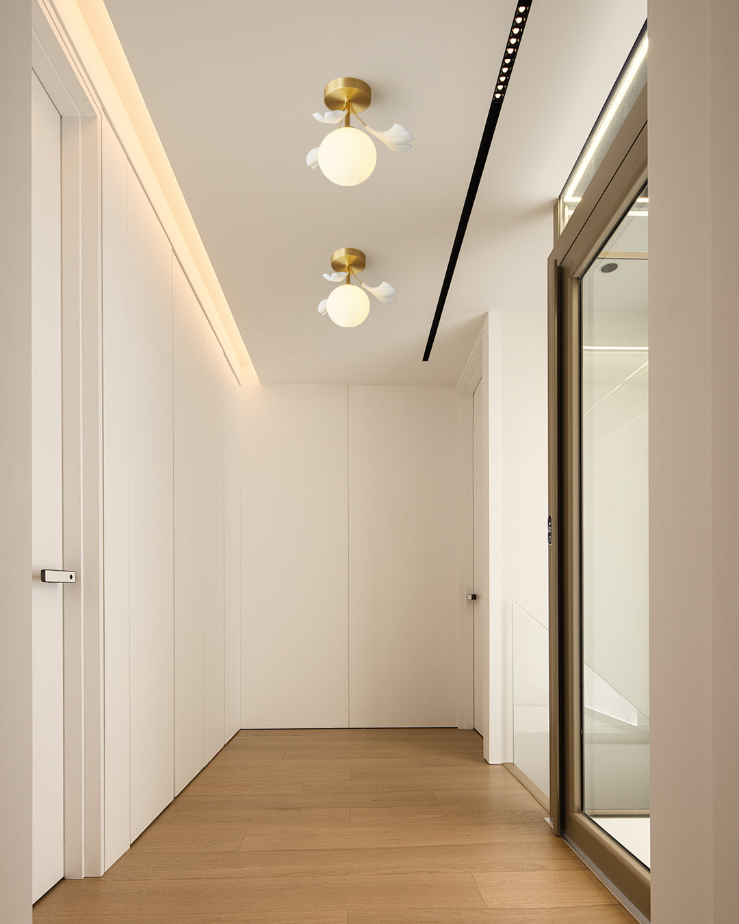 GingkoLuxe™ Deckenleuchte – Elegante Design-Deckenlampe im Gingko-Blatt-Stil (G9)