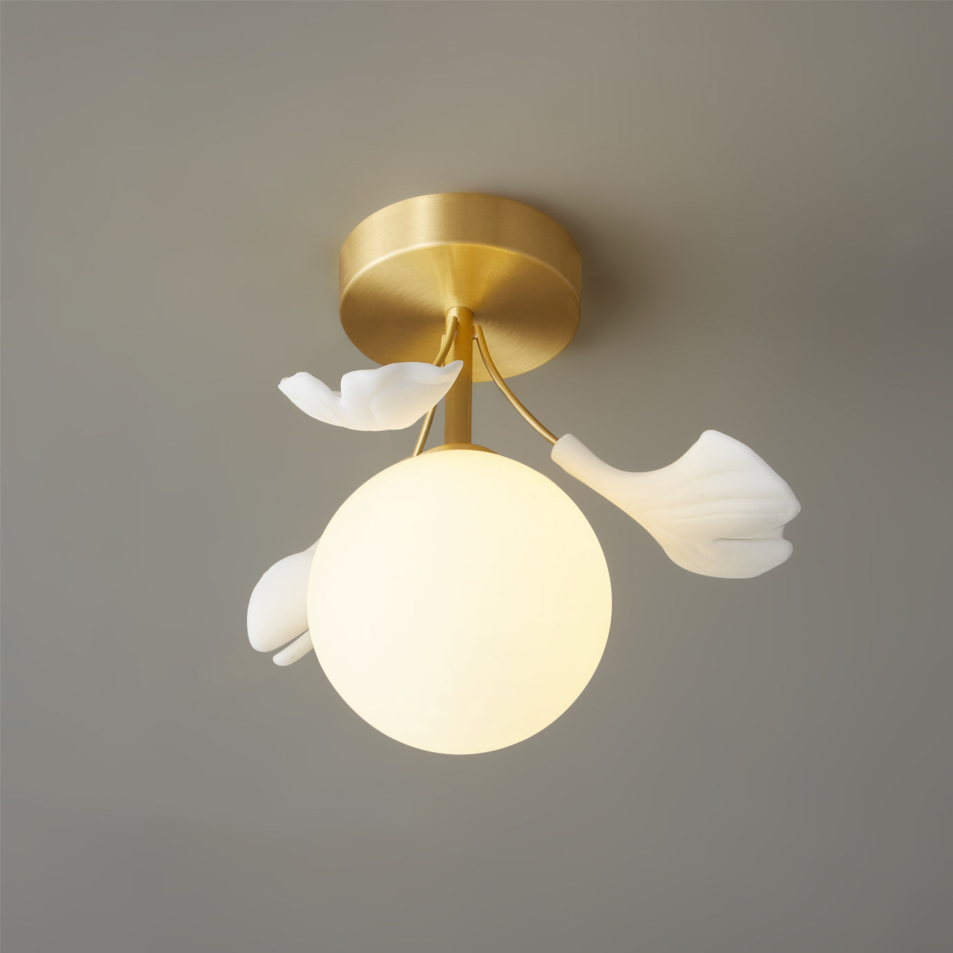 GingkoLuxe™ Deckenleuchte – Elegante Design-Deckenlampe im Gingko-Blatt-Stil (G9)