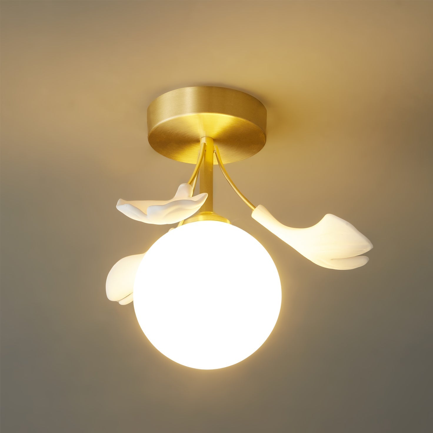 GingkoLuxe™ Deckenleuchte – Elegante Design-Deckenlampe im Gingko-Blatt-Stil (G9)