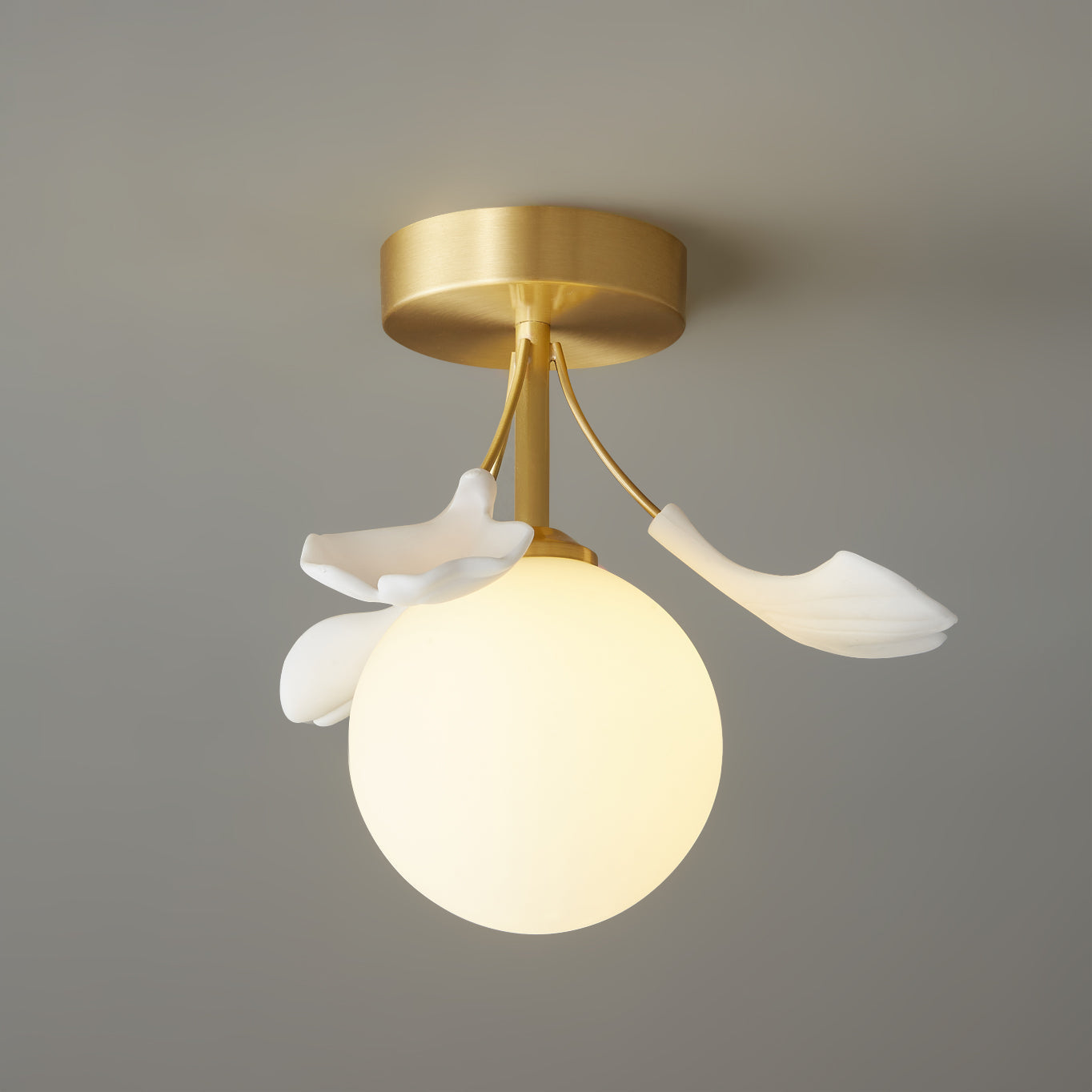 GingkoLuxe™ Deckenleuchte – Elegante Design-Deckenlampe im Gingko-Blatt-Stil (G9)