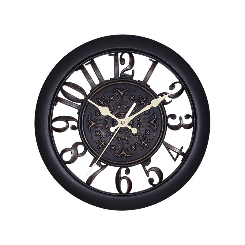 NostalgiaTick™ – Retro-Wanduhr im Vintage-Design mit großen Ziffern