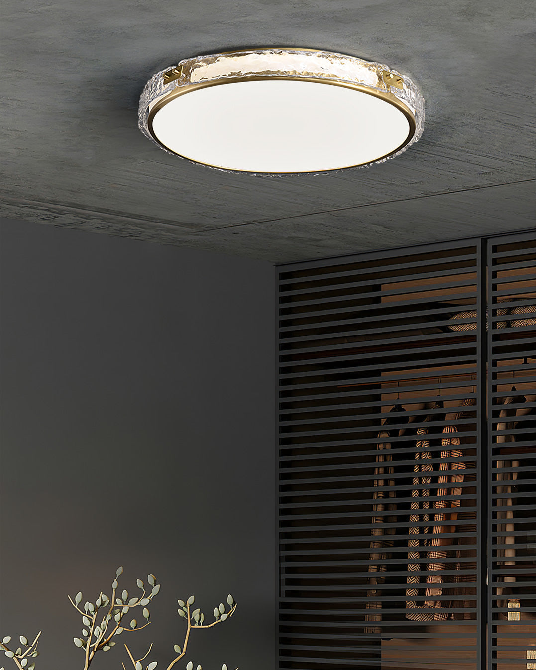 ArlusGlow™ Deckenleuchte – Luxuriöse LED-Deckenlampe aus Glas & Messing