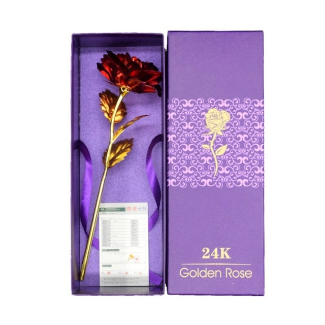 AureaRose™ – 24K vergoldete Rose als Geschenk | Zeitloses Symbol ewiger Liebe