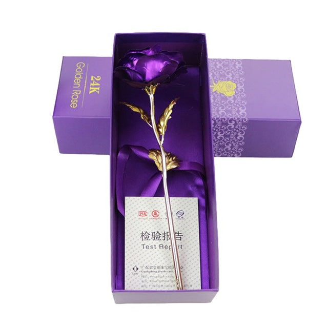 AureaRose™ – 24K vergoldete Rose als Geschenk | Zeitloses Symbol ewiger Liebe