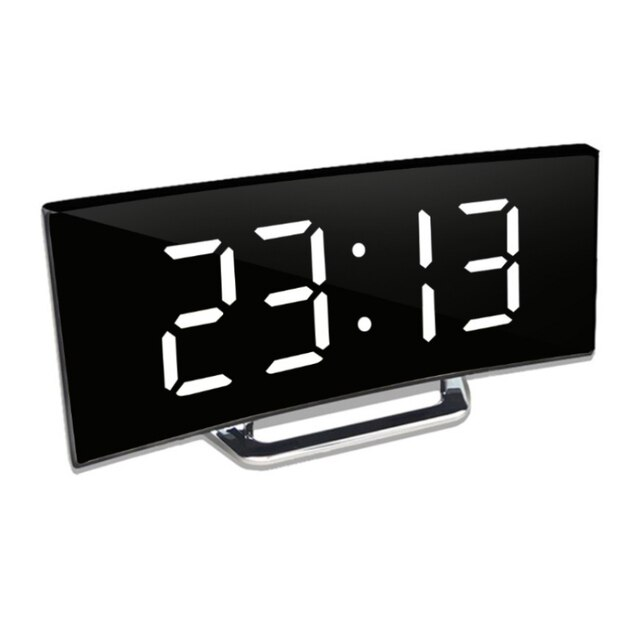Aurelio™ – Digitaler LED-Wecker mit großem Display & elegantem Curved-Design