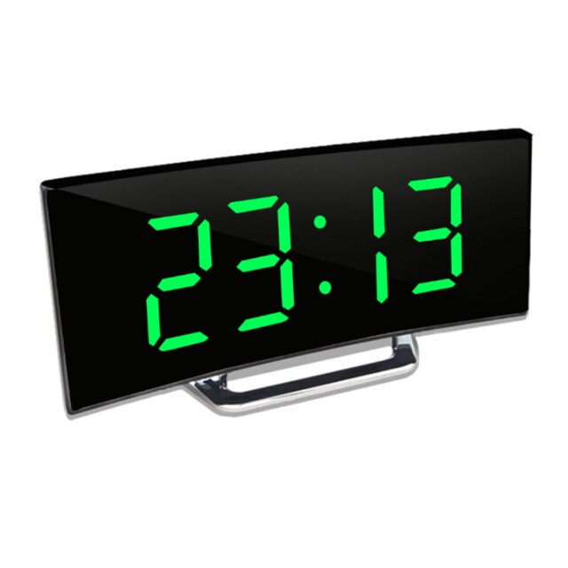 Aurelio™ – Digitaler LED-Wecker mit großem Display & elegantem Curved-Design