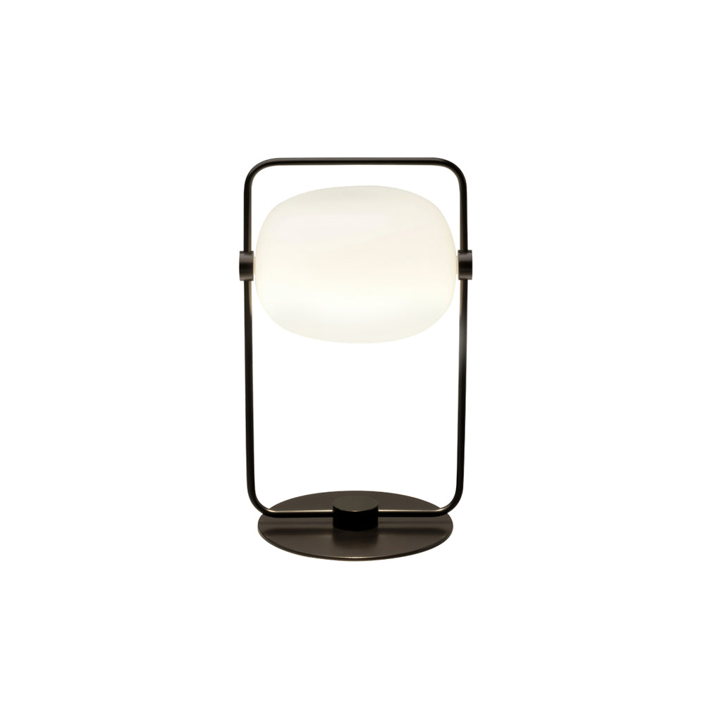 StreamGlow™ Tischlampe – Minimalistische Design-Glaslampe aus Metall & Glas