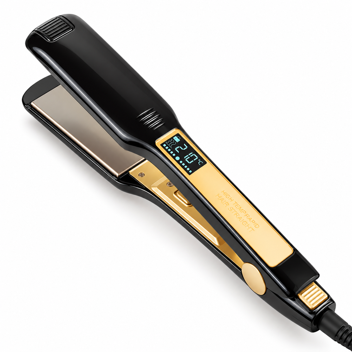 CurlMaster™ 2-in-1 Ionic Hair Straightener & Curler – Glätten & Locken ohne Frizz, Dual Voltage 100–240V - Less Goods
