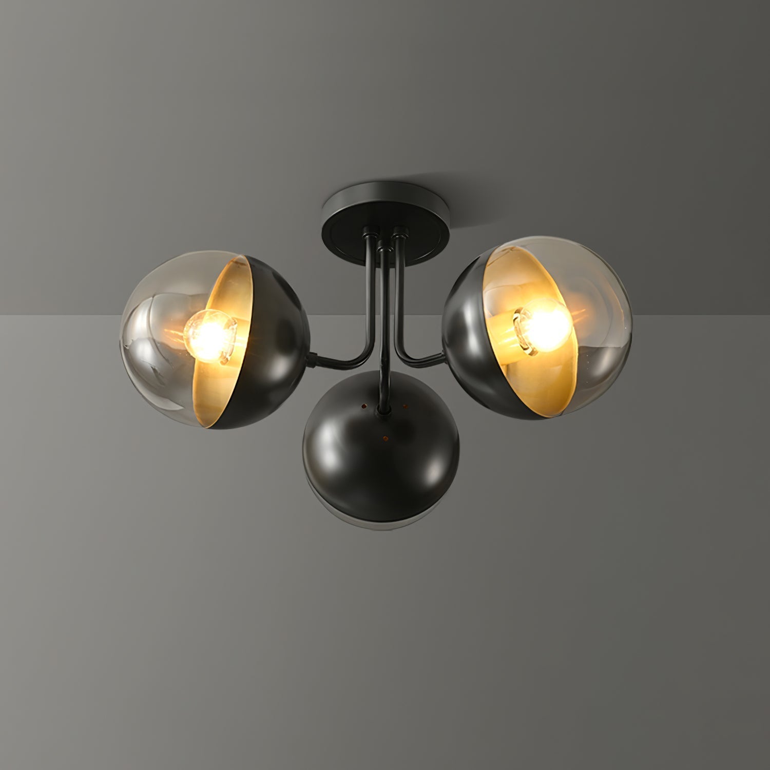 OpulentBrass™ Deckenleuchte – Designer Kronleuchter aus Glas & Metall im Industrial-Look