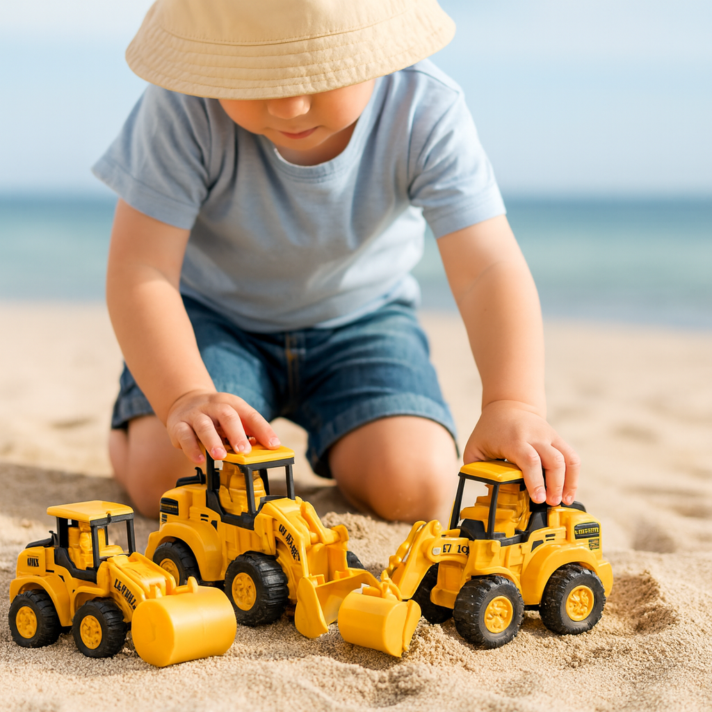 BuildMaster™ Lern-Baufahrzeug-Set für Kinder – Kreatives Konstruktionsspielzeug ab 2 Jahren