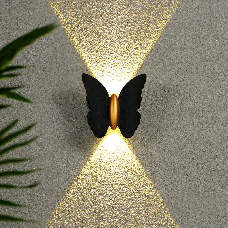 Novora™ Butterfly Outdoor Wall Lamp – LED-Außenwandleuchte im Schmetterlingsdesign aus Aluminium