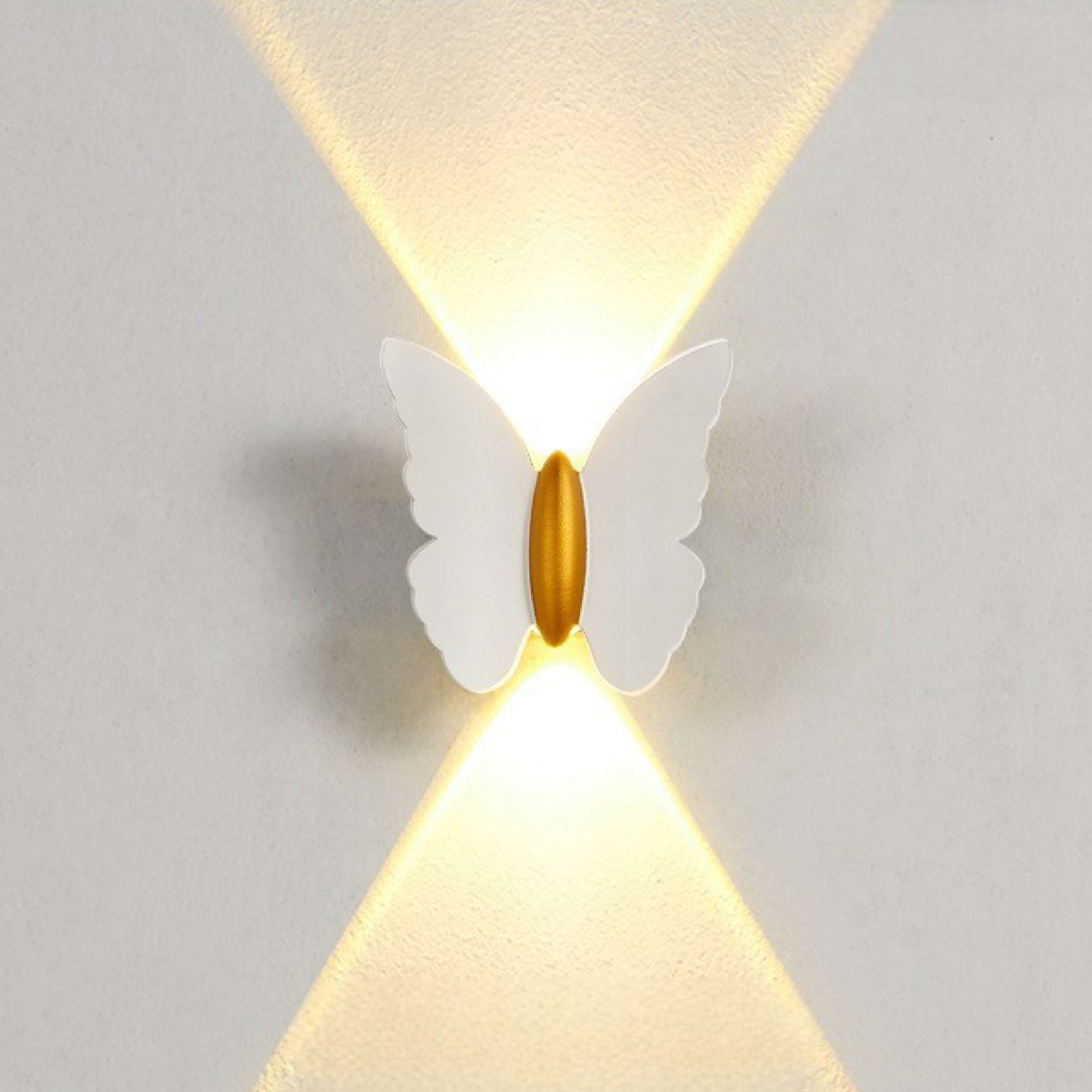 Novora™ Butterfly Outdoor Wall Lamp – LED-Außenwandleuchte im Schmetterlingsdesign aus Aluminium