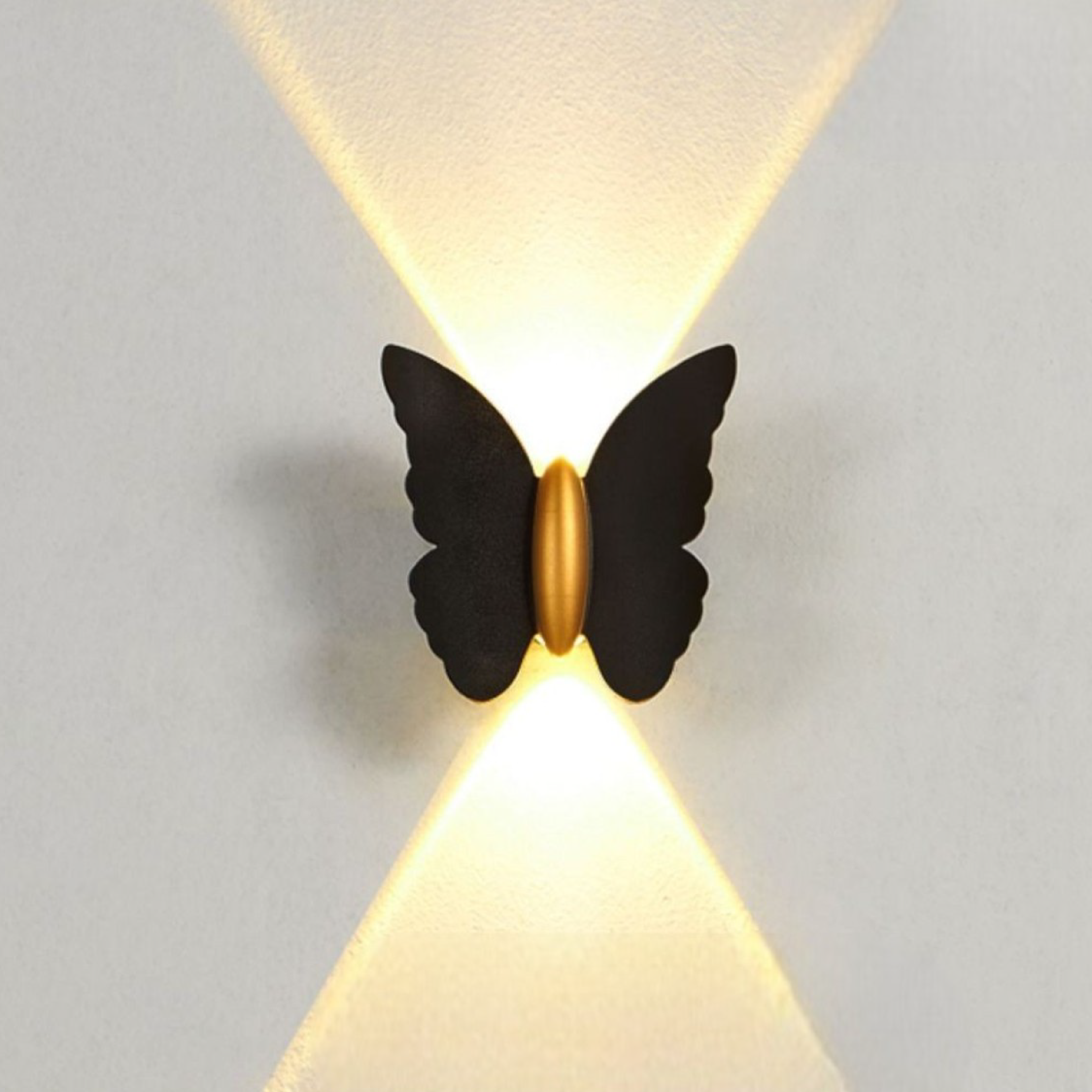 Novora™ Butterfly Outdoor Wall Lamp – LED-Außenwandleuchte im Schmetterlingsdesign aus Aluminium