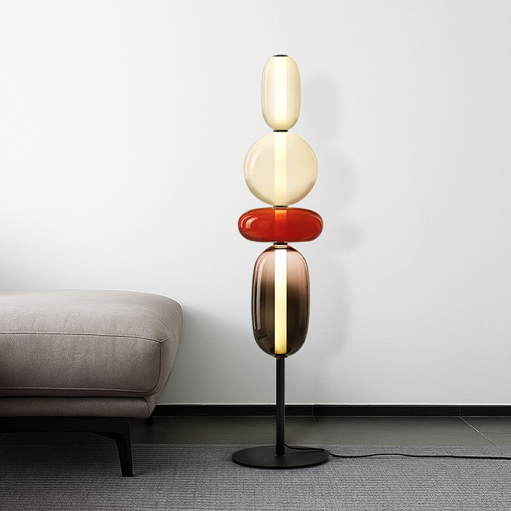 Evlon™ Candied Style Floor Lamp – Moderne Design-Stehlampe mit warmem LED-Licht