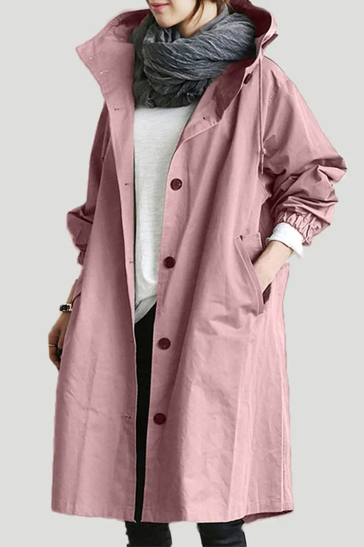 Amara™ – Eleganter Oversized Damen Trenchcoat | Stilvoller & Bequemer Übergangsmantel für Frühling & Herbst