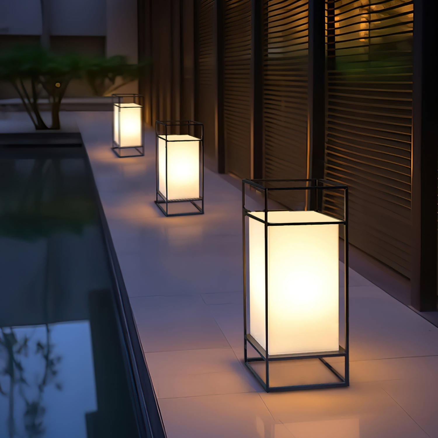 CleoBeam™ Outdoor Tischleuchte – Wetterfeste LED-Außenlampe für Garten, Terrasse & Balkon