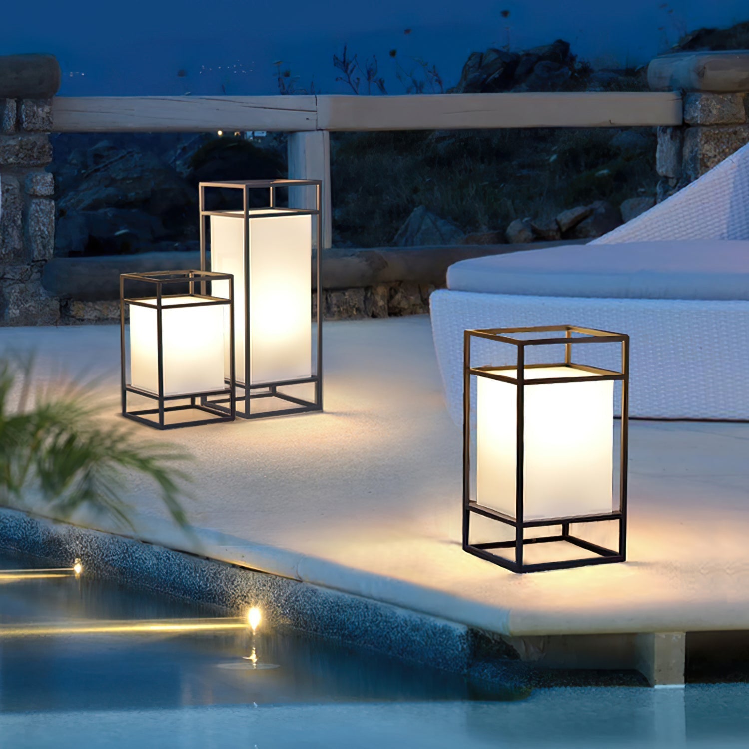 CleoBeam™ Outdoor Tischleuchte – Wetterfeste LED-Außenlampe für Garten, Terrasse & Balkon