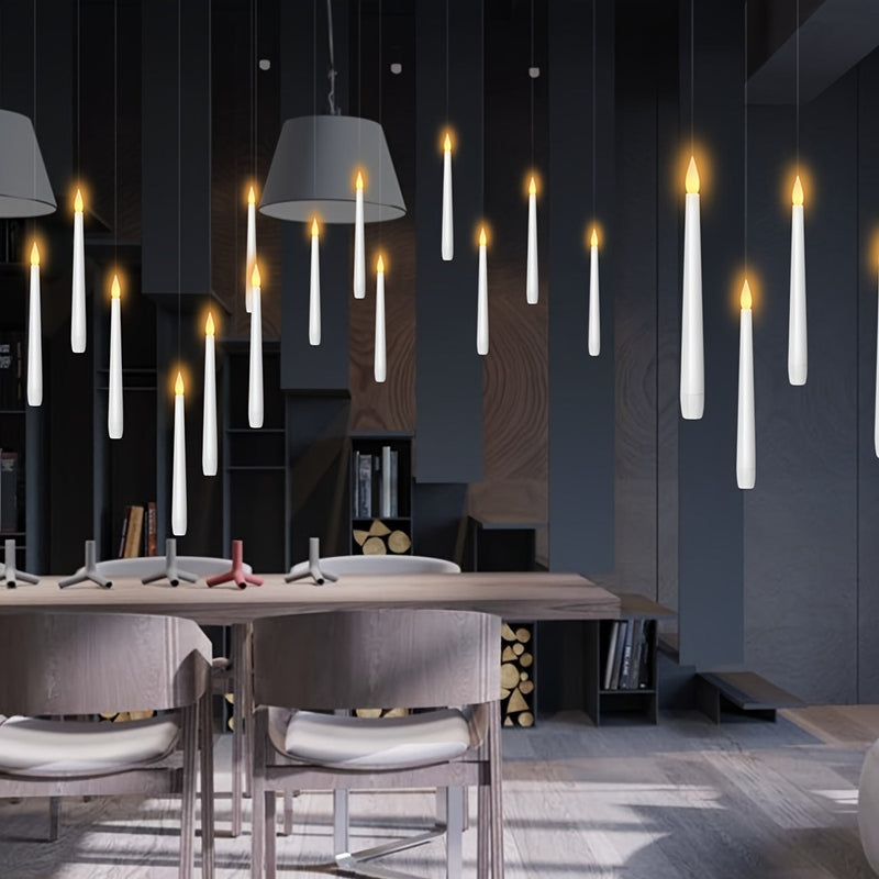 SereneLights™ LED Floating Candles – Schwebende LED-Kerzen mit Fernbedienung (12-teiliges Set)