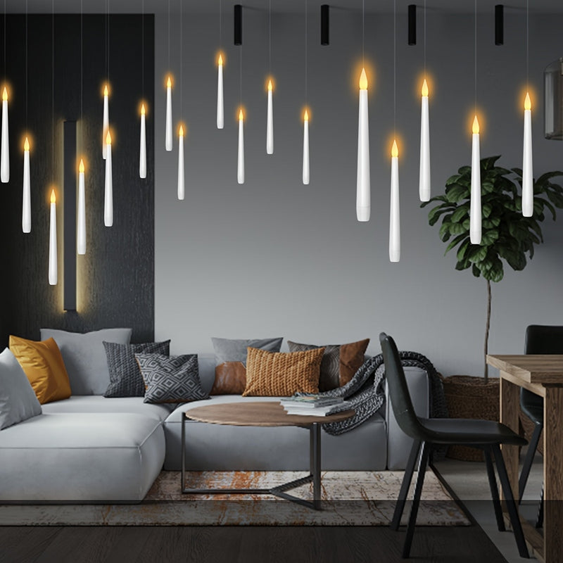 SereneLights™ LED Floating Candles – Schwebende LED-Kerzen mit Fernbedienung (12-teiliges Set)