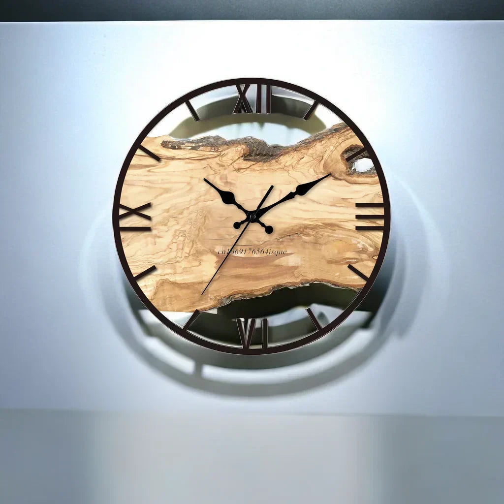 CrystalClear™ – Moderne transparente Wanduhr aus Acryl im minimalistischen Design