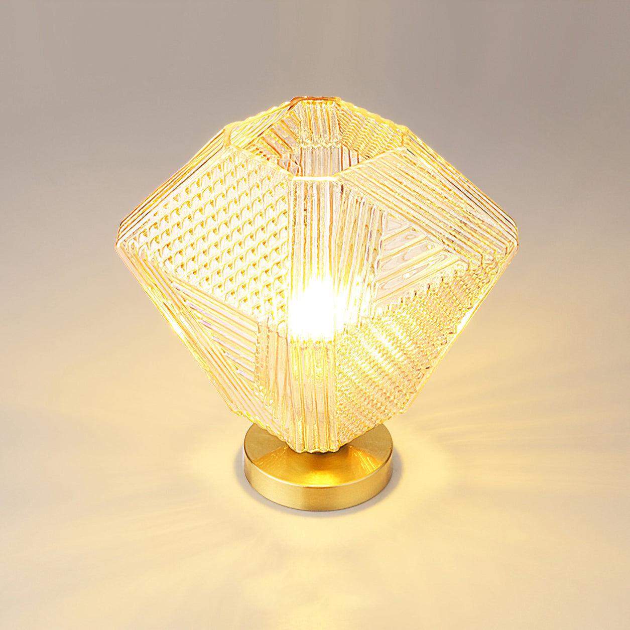 CrystalFlare™ Deckenleuchte – Elegante Art-Deco Designlampe aus Messing & Glas